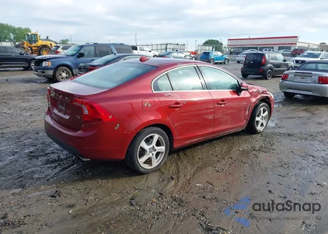2012 Volvo S60 T5 z USA, uszkodzony, nr VIN YV1622FSXC2037620